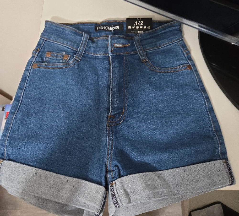 Fashion Nova Classic Blue Jean Shorts